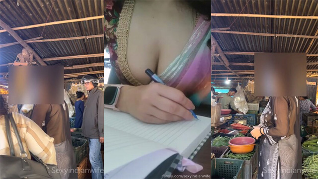 SexyIndianWife Dare In Crowded – Veg Market Hotel Dare Desi Sex