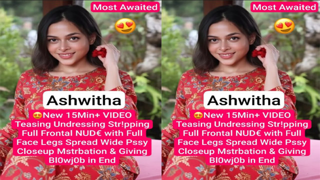 Ashw!tha Most Awaited New Teasing – Closeup Mstrbation
