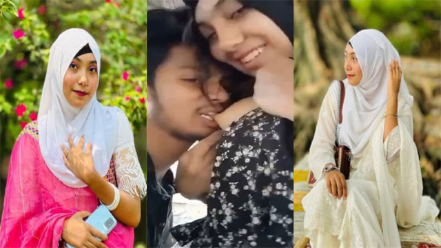 Horny Hijabi Girl Outdoor Kissing Smooching And Boobs Sucking mms