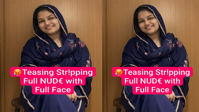 Horny Bhabi Latest Viral Teasing – Stripping Full Nude with Full Face