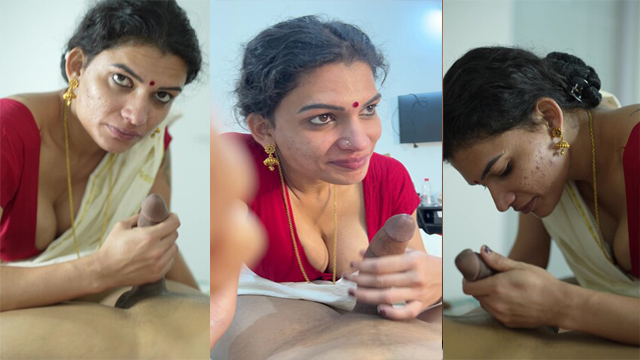 Resmi Nair BJ and Boobjob to New guy – App Content Viral Pron