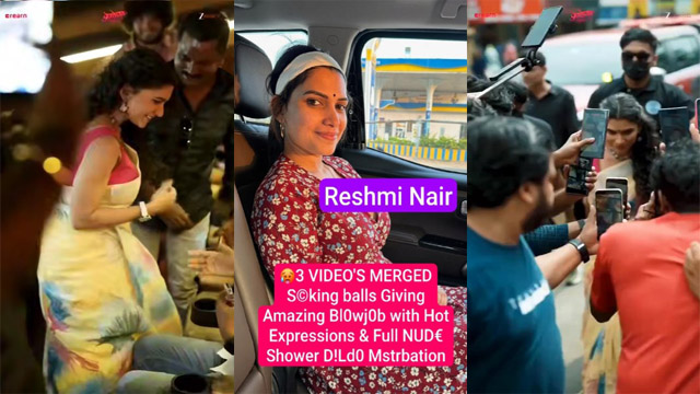 Resmi R Nair Sucking Balls – Giving Blowjob With Hot Expressions