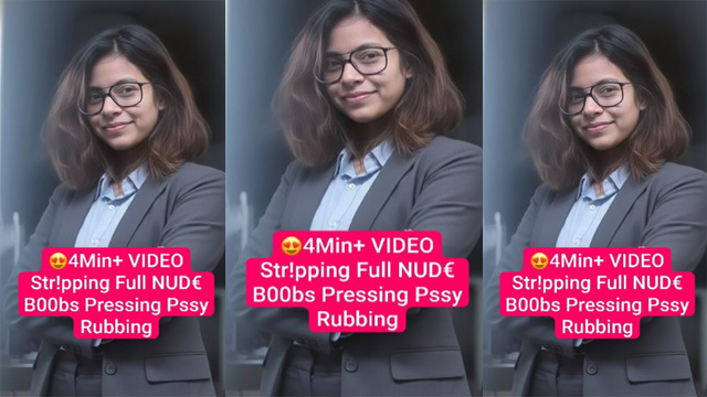 Viral Businesswoman Latest – Teasing Stripping Nude