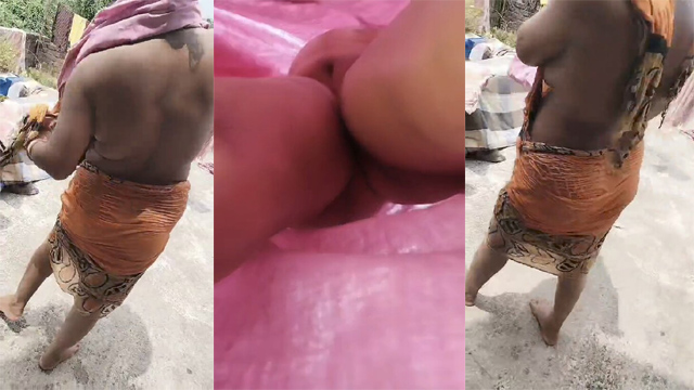 Horny Guy Capturing Mom – Clothes After Bath Video