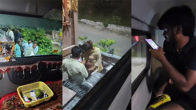 Indian Trans Blowjob Fucked in Public Place