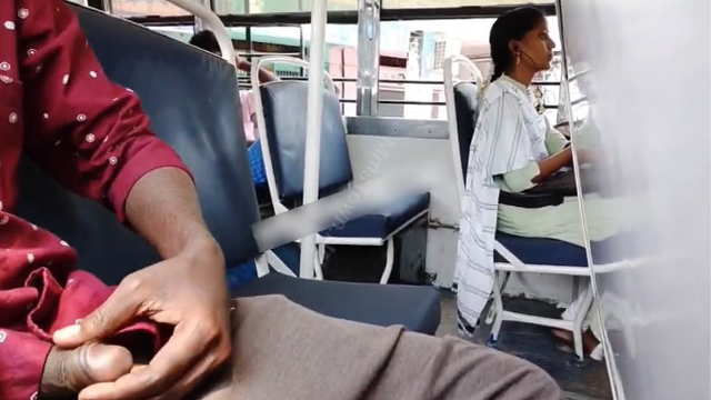 Daring Horny Guy – Flash Dick Inside Public Bus