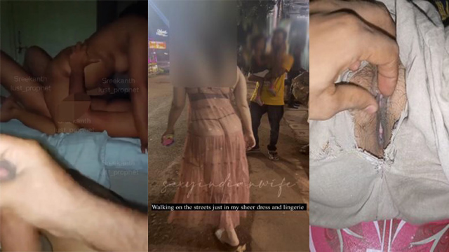 Horny Indian Wife Outdoor – Goa Dare And Hotel Threesome Sex
