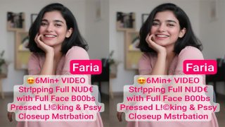 Petite Tiktoker Faria Most Exclusive Boobs Pressed Nude