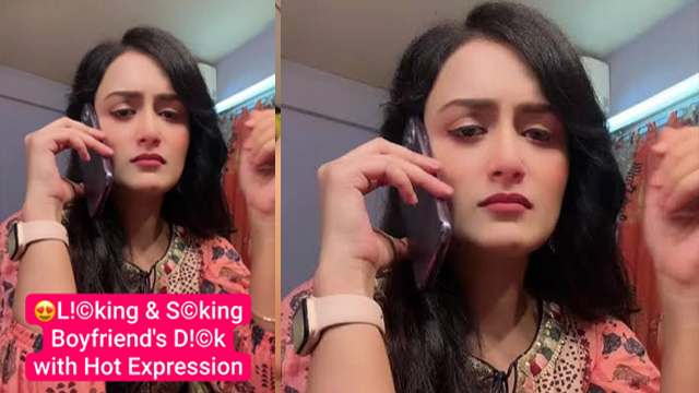 Gorgeous Actress Slurping BF Cock Deepthroat