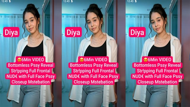 Diya Insta Model Frontal Nude Pssy Closeup Mstrbation Mms