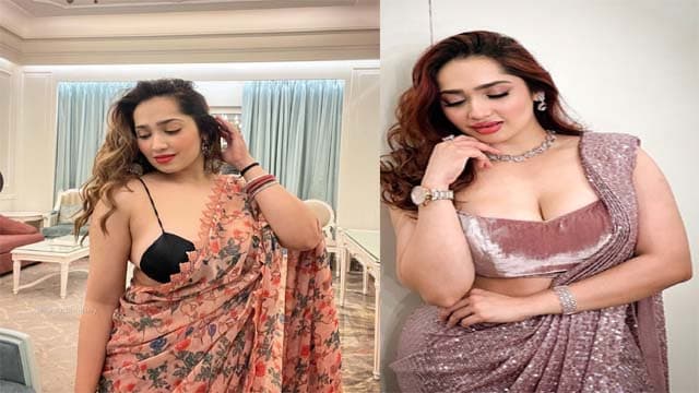 Aditi Mistry Holi Live With Nipples Visible Over Saree Free Video