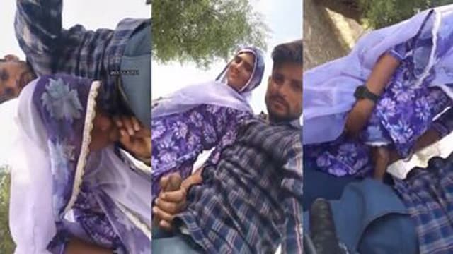 Rajasthani Horny Bhabhi – Outdoor BJ Riding MMS