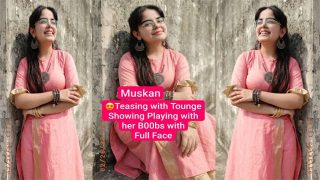 Muskan Miss Charming Most Teasing Viral MMS