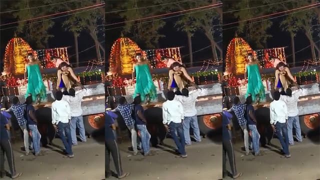 Horny Desi Girl Fully Naked Road Dance