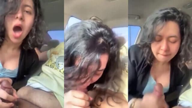 Mumbai real estate bhabhi sloppy blowjob in car to young client