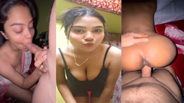 Sexy Indian Horny Bengali Babe Blowjob And Hard Doggy Fuck Old+New